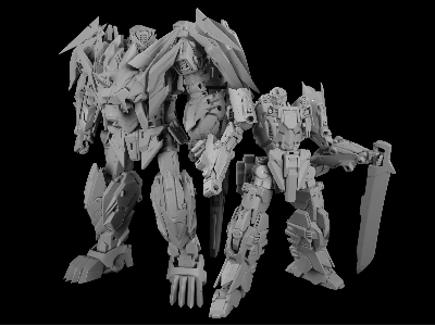 【行業動態】藏玩閣更新CT-CHIYOU-04&07金獅&奔狼灰模實物圖 【行業動態】藏玩閣更新CT-CHIYOU-04&07金獅&奔狼灰模實物圖