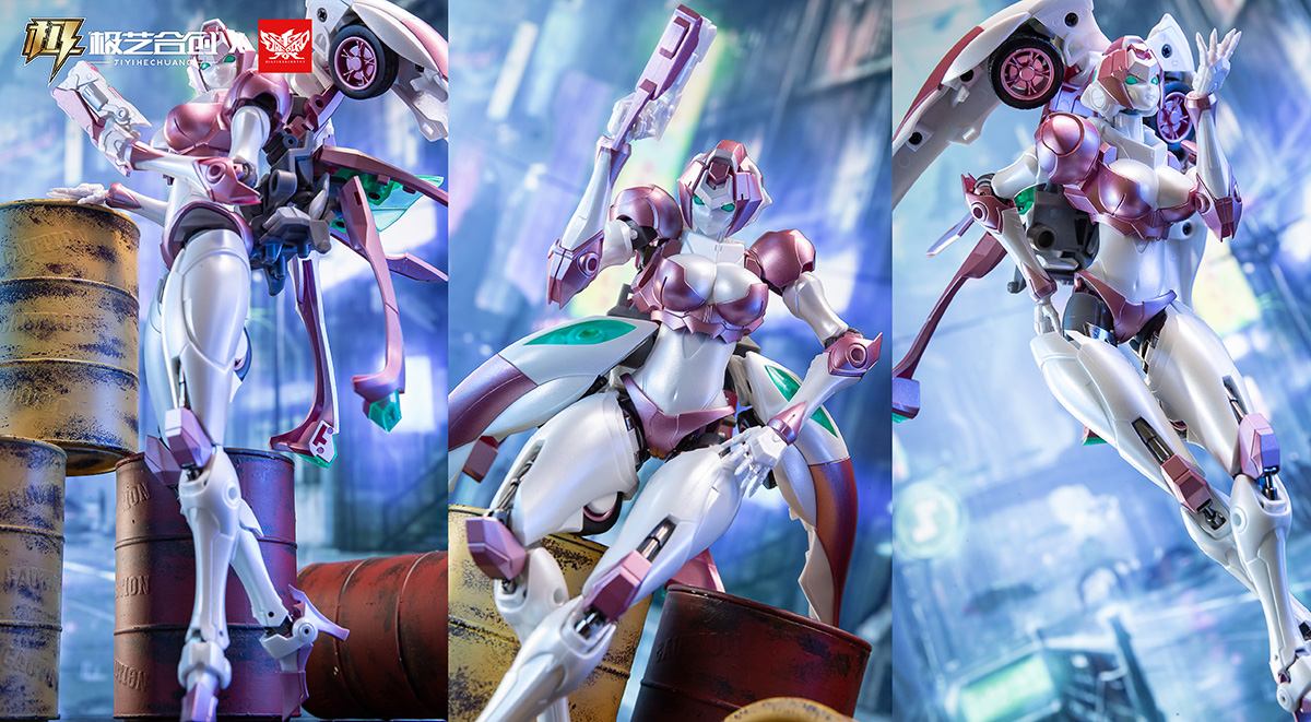 大火鳥產品武機姬EX01-NICEE奶昔變形玩具 大火鳥產品武機姬EX01-NICEE奶昔變形玩具