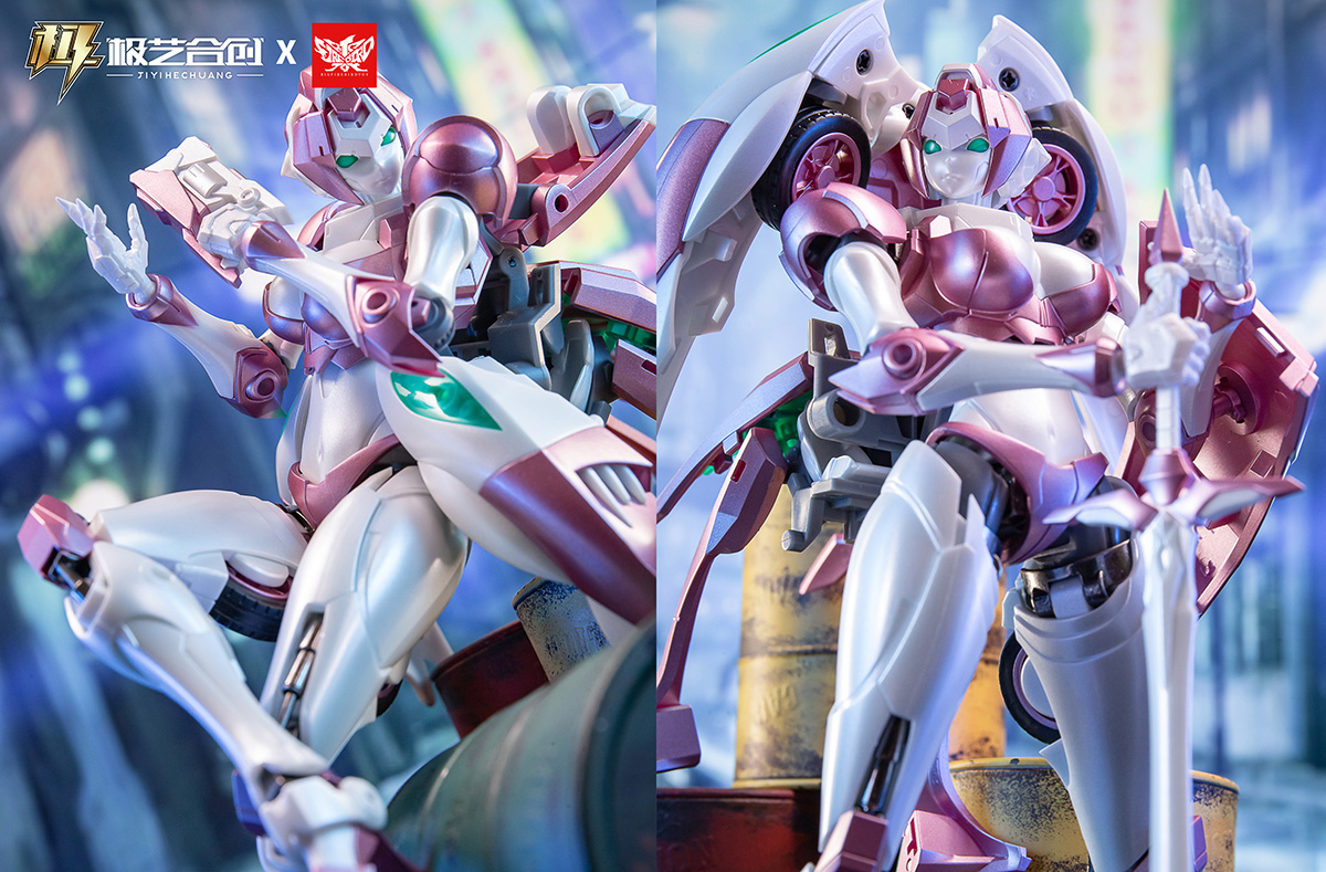 大火鳥產品武機姬EX01-NICEE奶昔變形玩具 大火鳥產品武機姬EX01-NICEE奶昔變形玩具