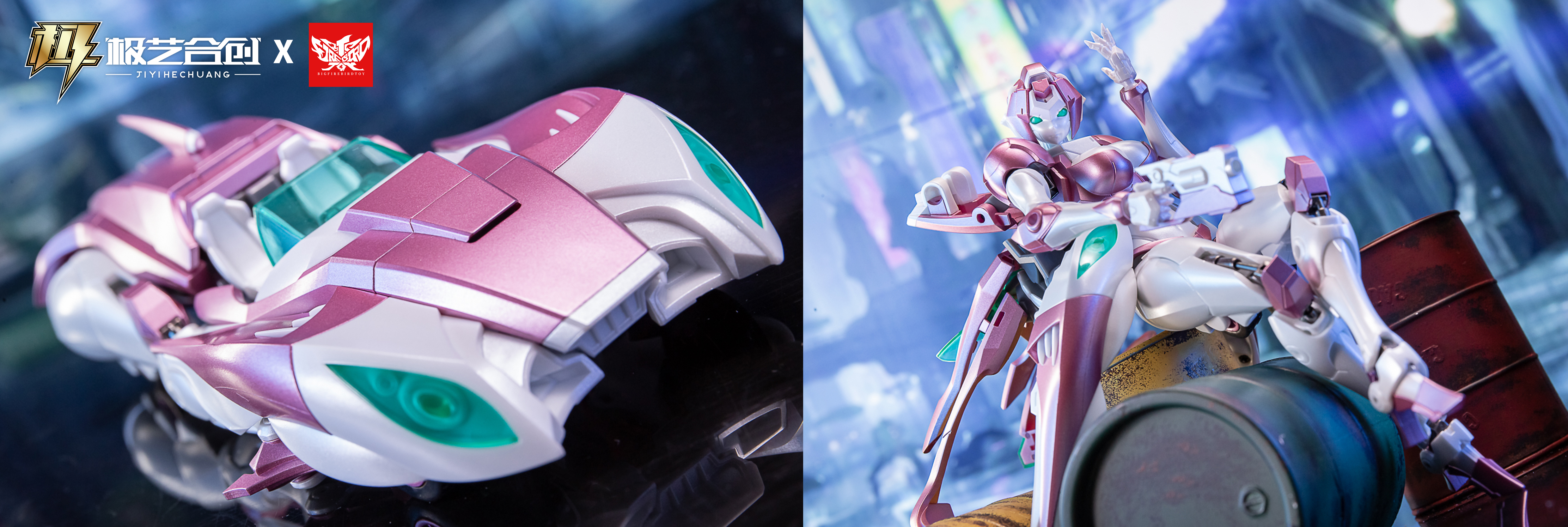 大火鳥產品武機姬EX01-NICEE奶昔變形玩具 大火鳥產品武機姬EX01-NICEE奶昔變形玩具